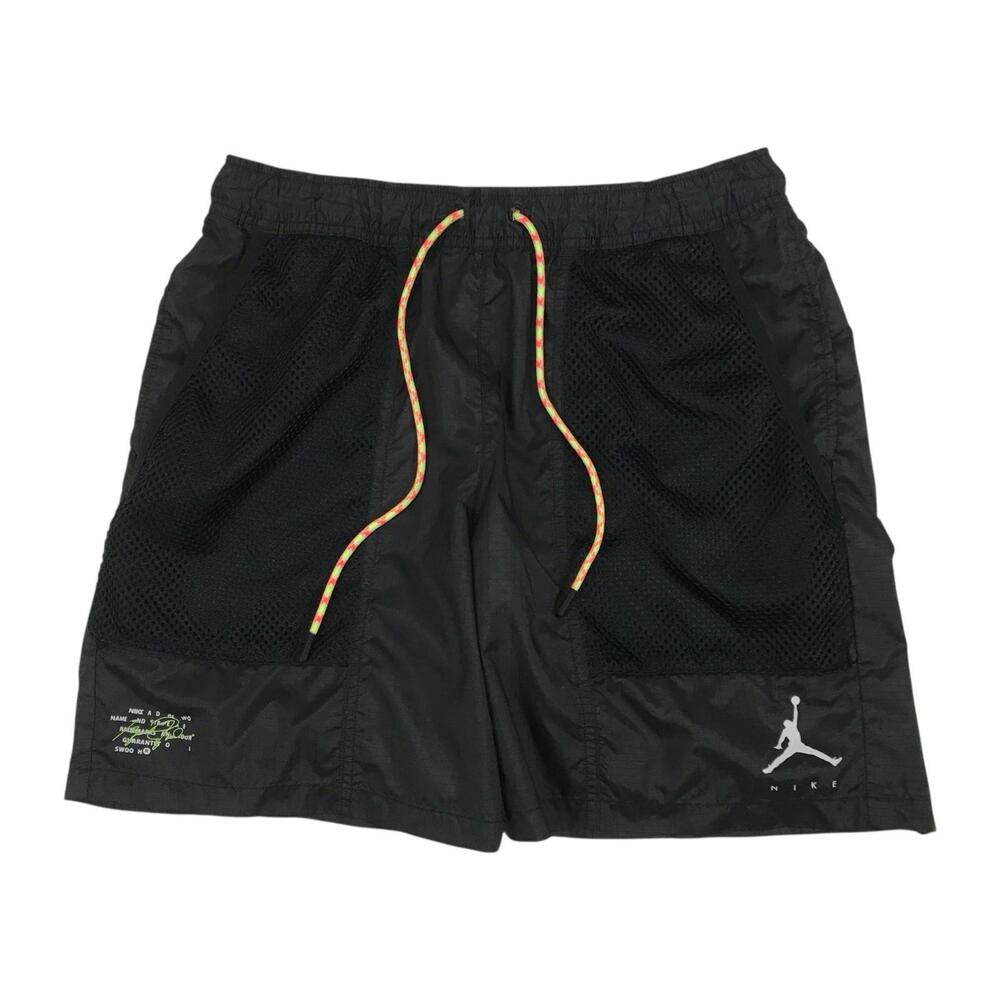 Air Jordan Jumpman Statement Woven Shorts Mens Medium M Black Nike DM1407-010